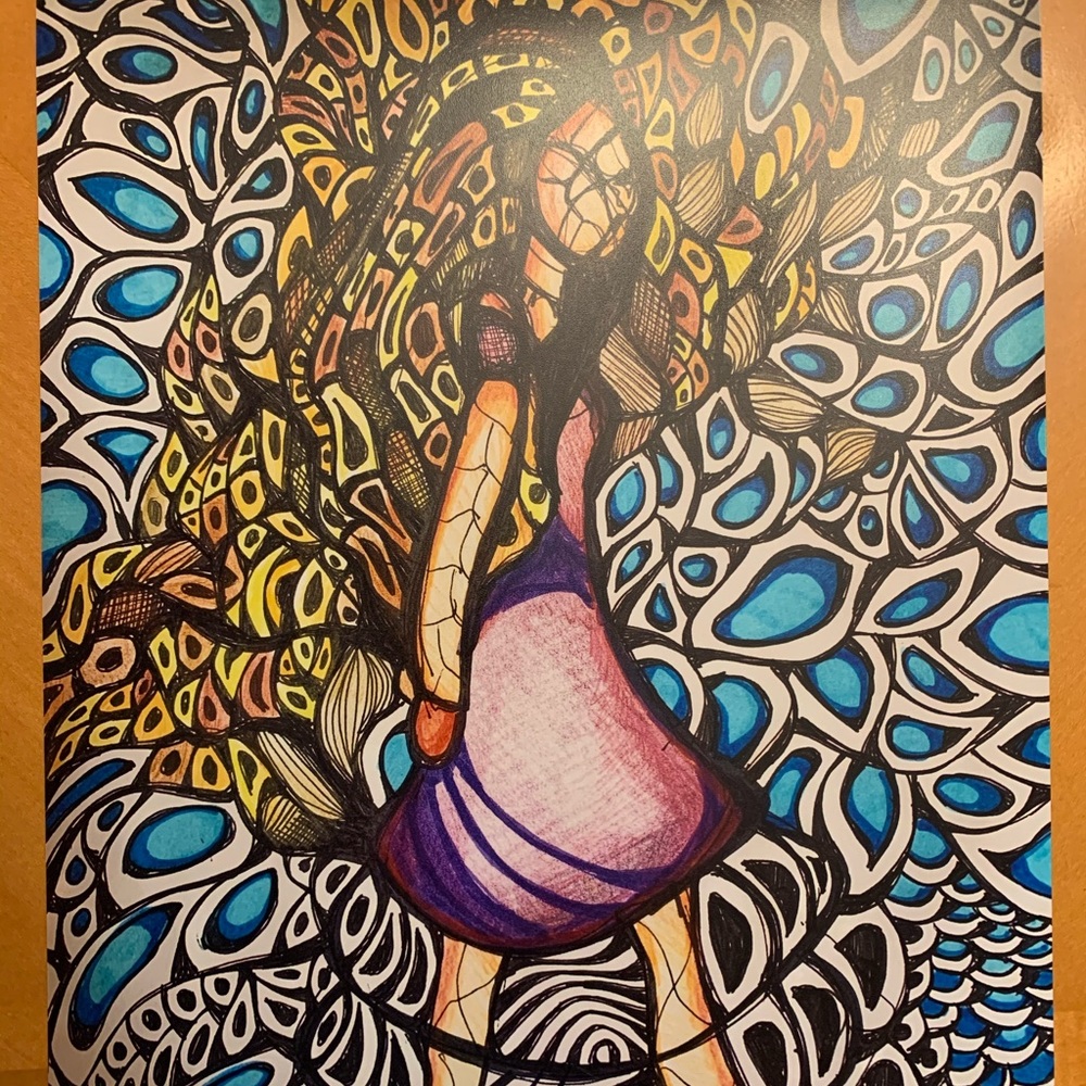 “Working Mother” a print of my original painting.